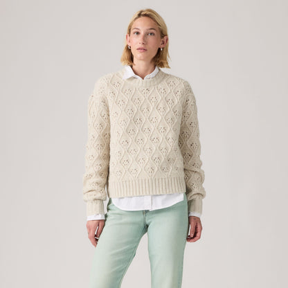 Levi's® Women's Zoe Pointelle Crewneck Sweater