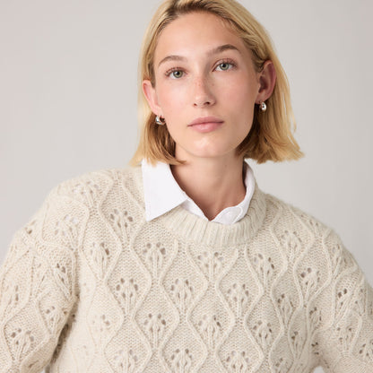 Levi's® Women's Zoe Pointelle Crewneck Sweater