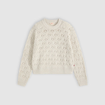 Levi's® Women's Zoe Pointelle Crewneck Sweater