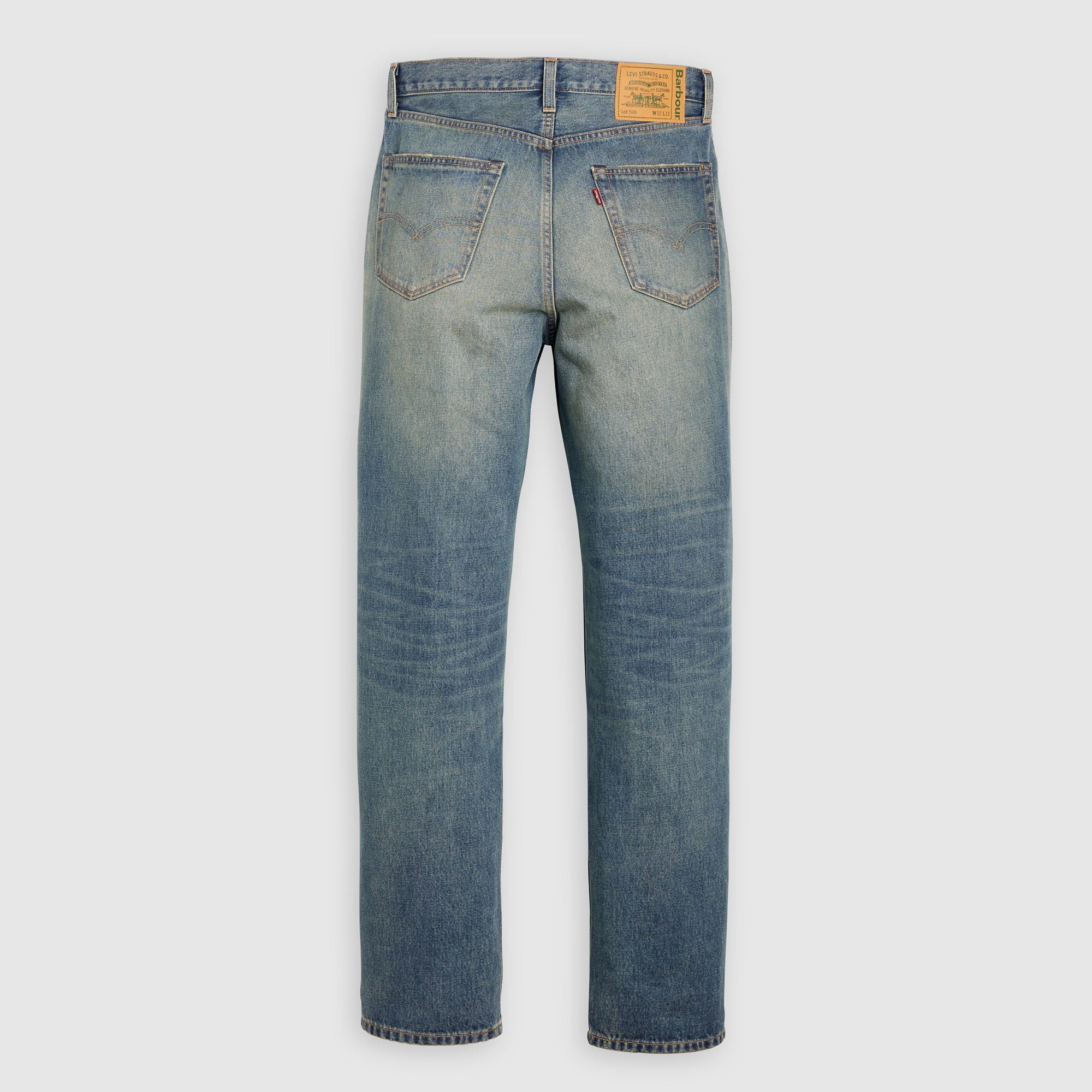 Levi's® x Barbour Men's 568™ Loose Jeans - Dark Indigo | Levi's SG