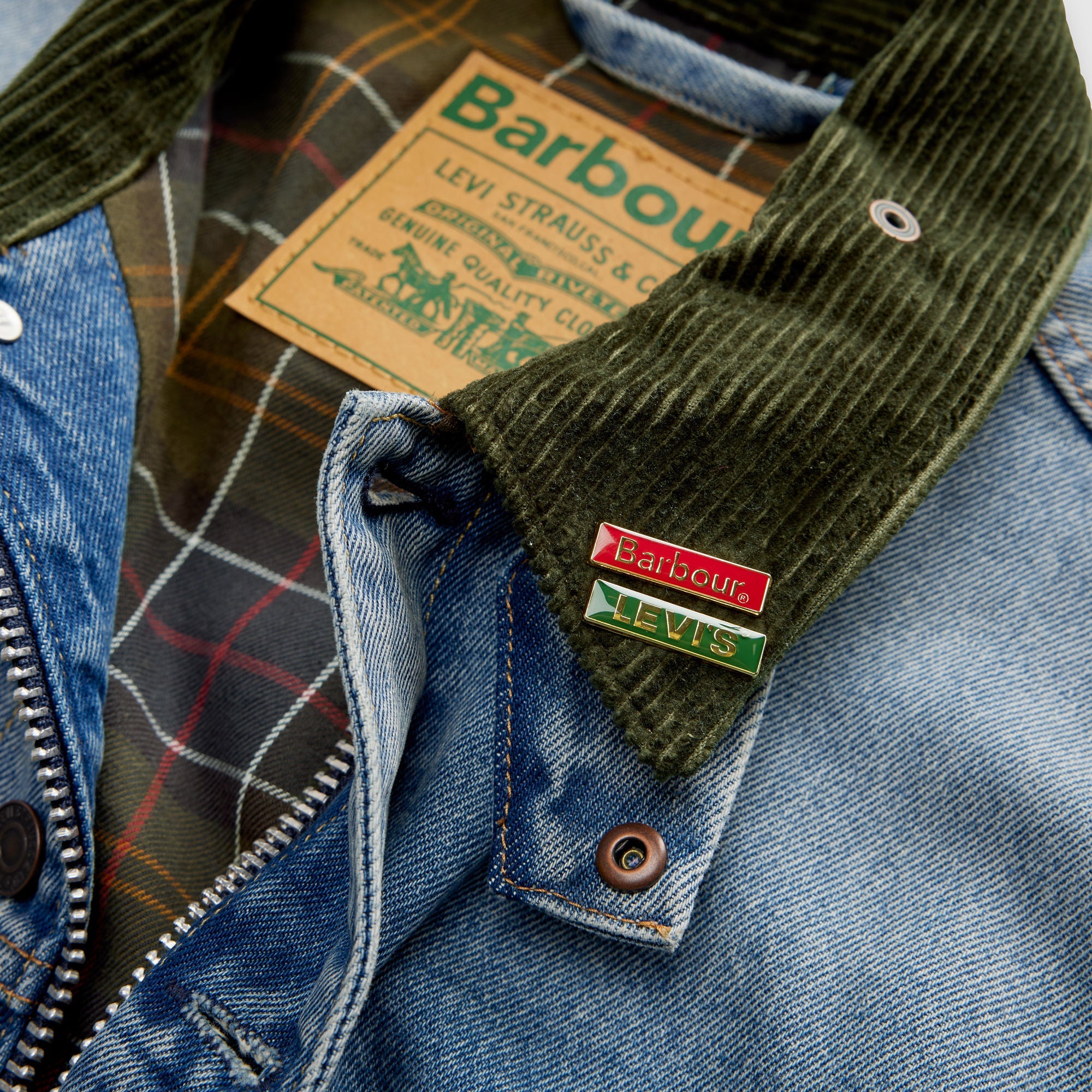 Levi's® x Barbour Type II Trucker Jacket - Vintage Wash | Levi's SG