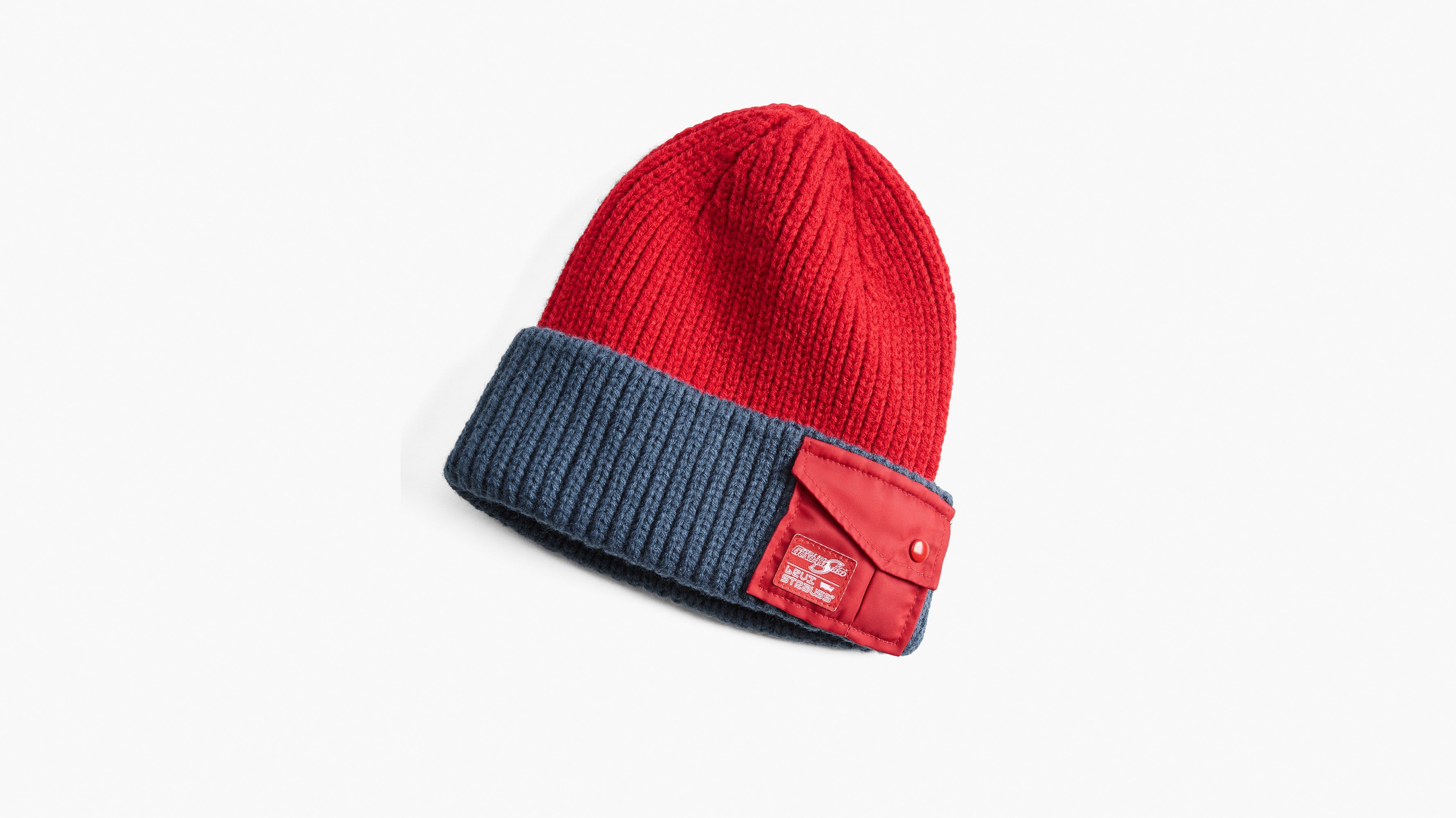 Levi's® x Gundam SEED Utility Beanie - Freedom Red + Kira
