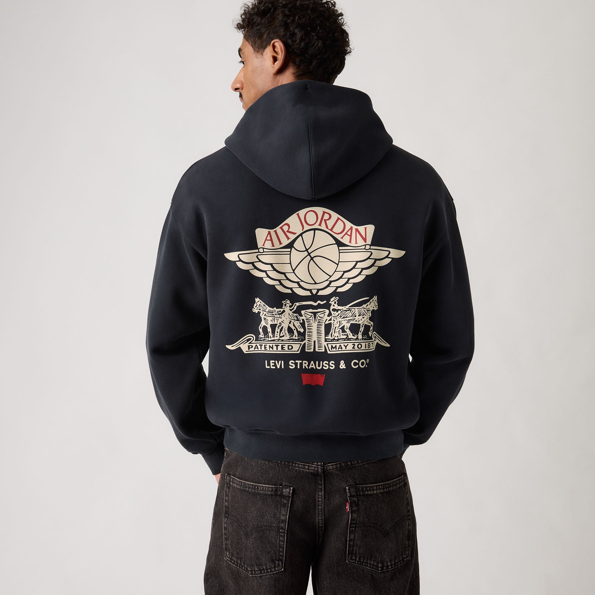 Levi's® x Jordan Full-Zip Hoodie - Black | Levi's SG