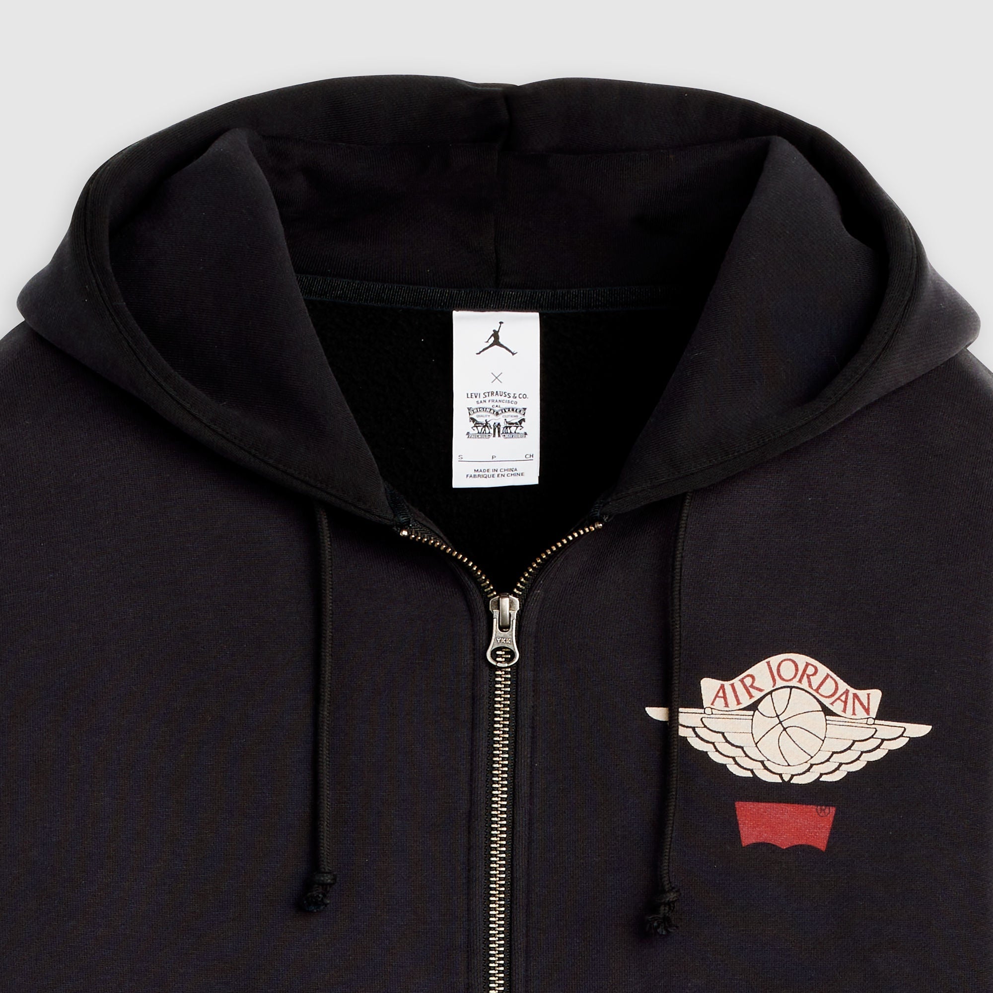 Levi's® x Jordan Full-Zip Hoodie - Black | Levi's SG