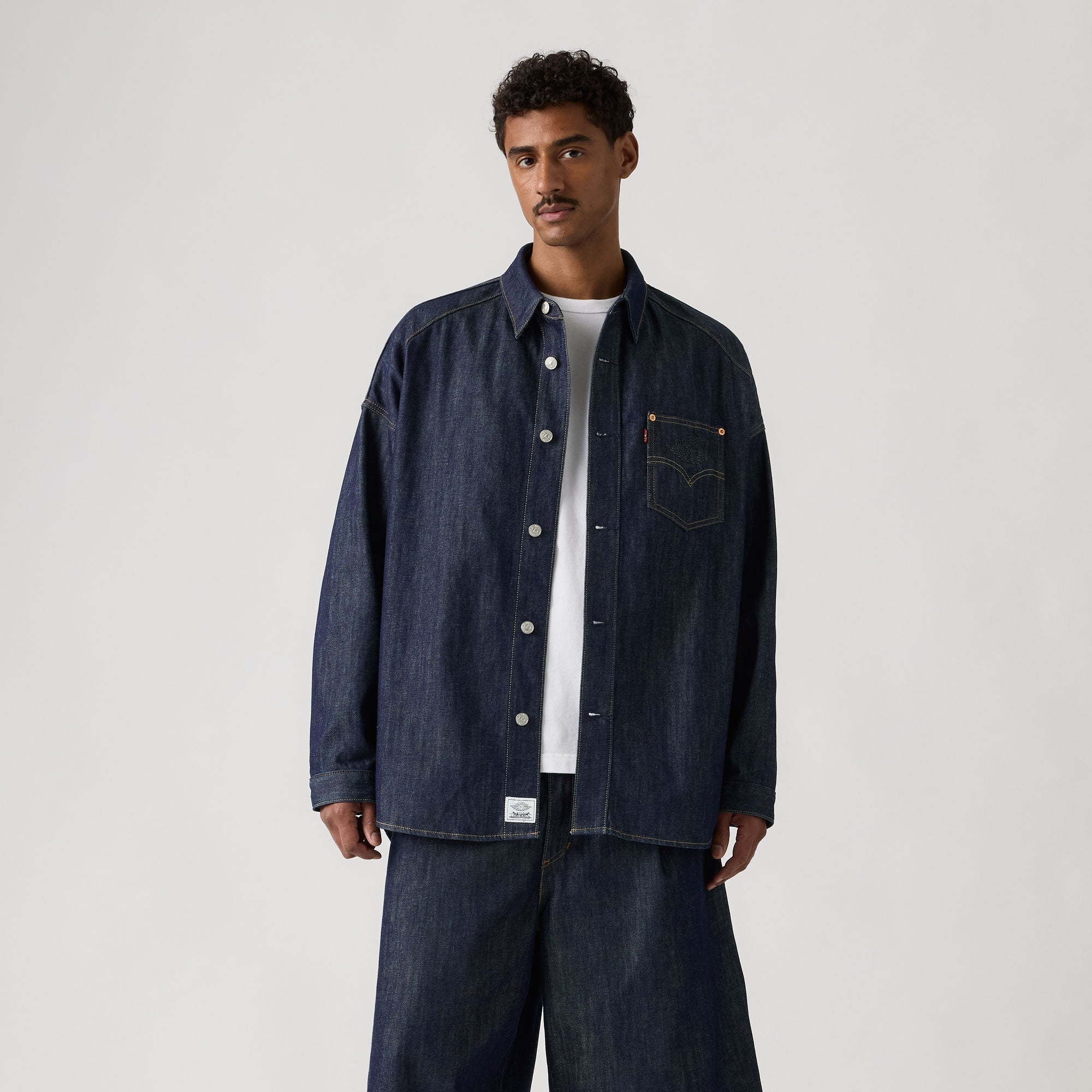 Levi's® x Jordan Overshirt Jacket - Blue | Levi's SG
