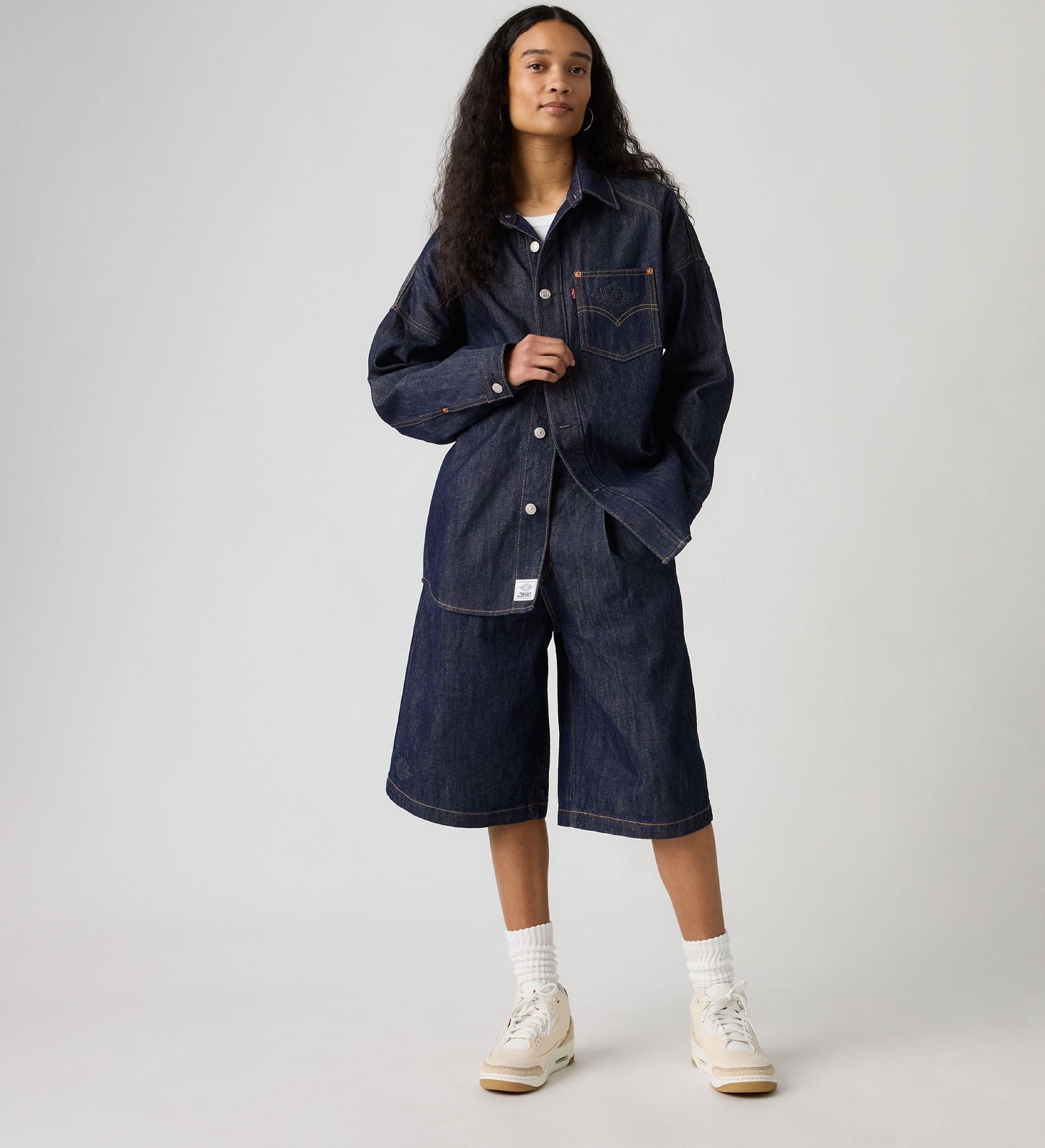 Levi's® x Jordan Overshirt Jacket - Blue | Levi's SG