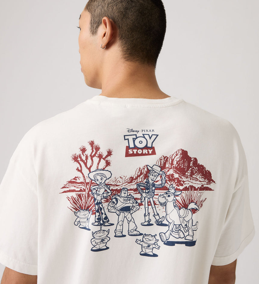 Levi's® x Toy Story Men's Boxy Tee - Multi Character Navy Red