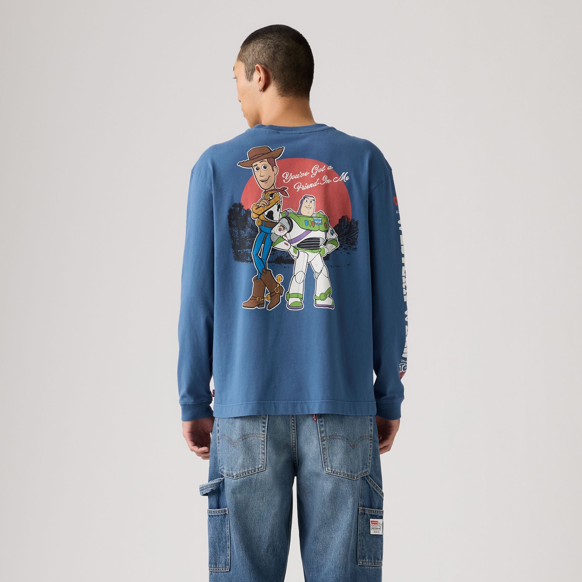 Levi's® x Toy Story Men's Long-Sleeve Pocket Tee - Multi-Color