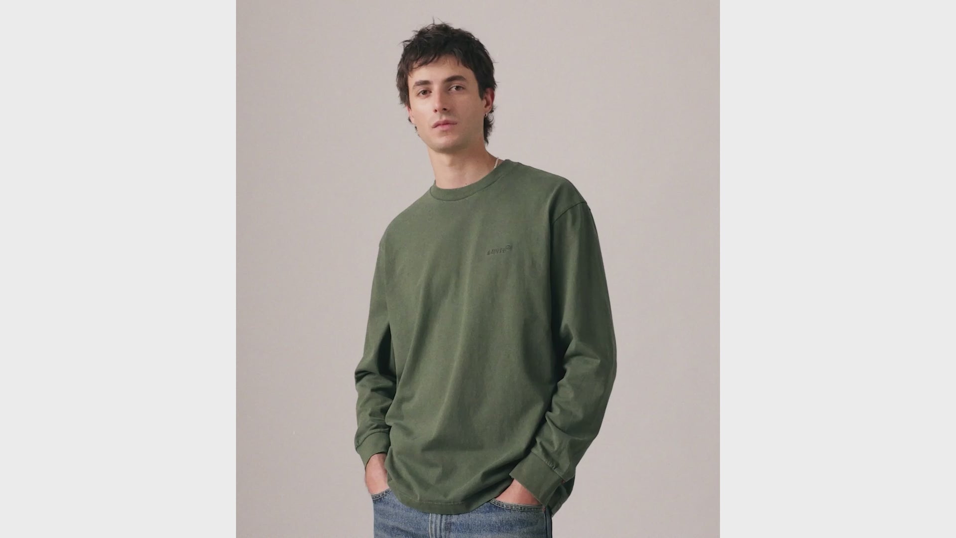 Levi's® Men's Long-Sleeve Graphic Authentic T-Shirt - Multicolor