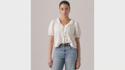 Levi's® Women's Giselle Ruffle Blouse