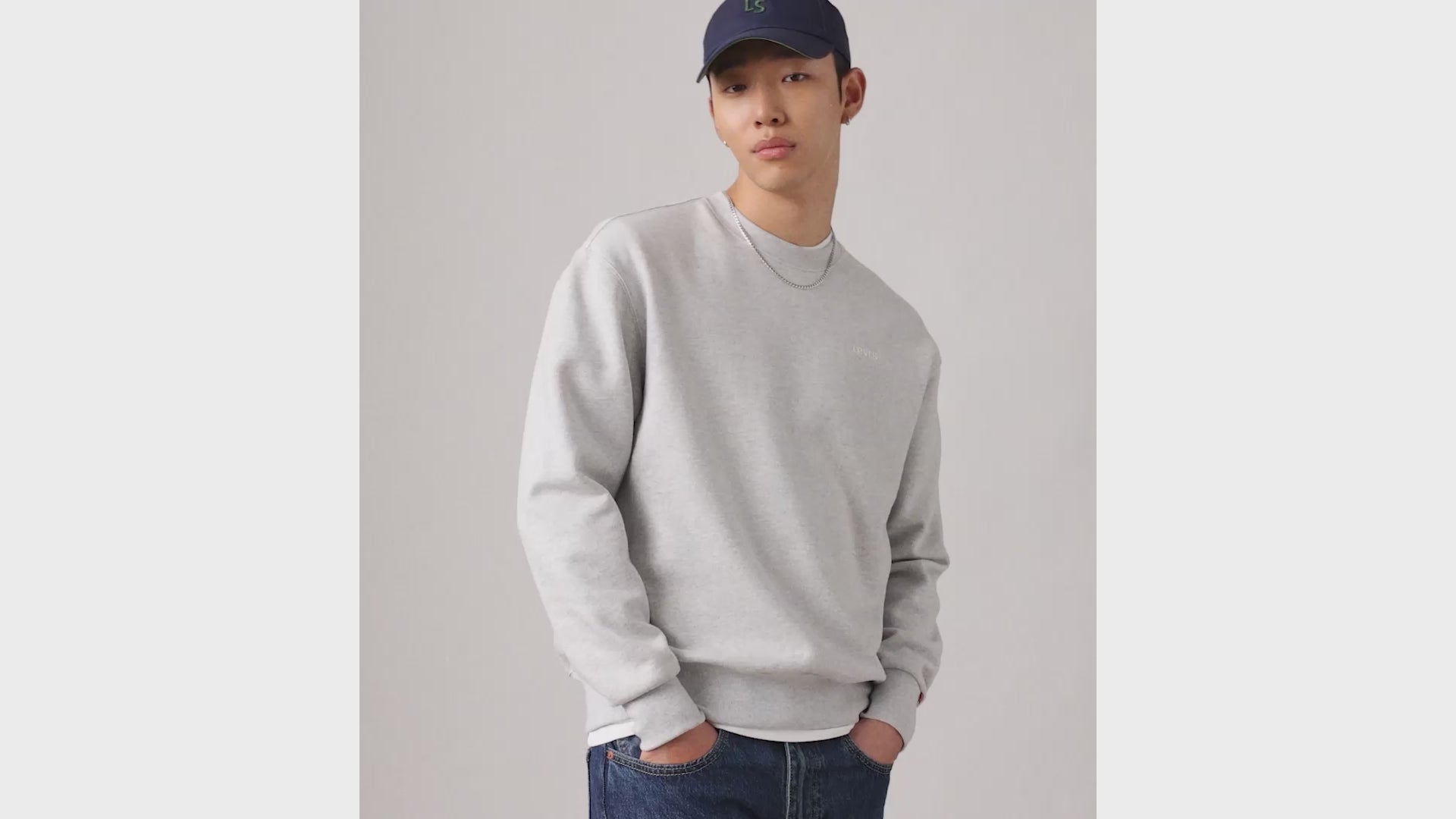 メンズウェア CLUBHAUS Crewneck Light Sweat- Lt.Gray Levi's® Men's Authentic Crewneck Sweatshirt - Light Gray Htr Bros